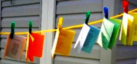 clothesline poems clipped